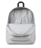 JanSport SuperBreak Plus Backpack with Padded 15-inch Laptop Sleeve and Integrated Bottle Pocket - Spacious and Durable Daypack for Work and Travel - Grounded Grey