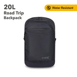 RTIC Road Trip Backpack Bag for Hiking, Travel, Computer, Business, Work, Commuting, Men, Women, Adults, Large, with Laptop Sleeve, Black