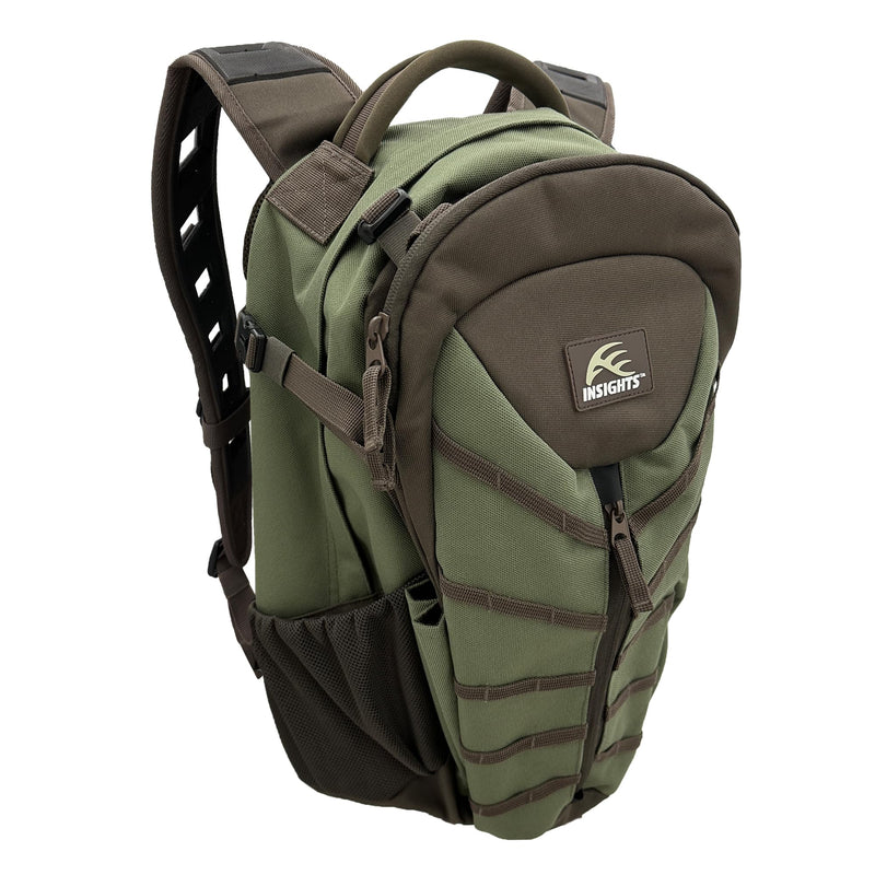 Insights Hunting by frogg toggs The V2 Drifter Backpack, Lightweight Camouflaged Day Pack holds Decoy, two H20 Bottles, Solid Elements Forest Green