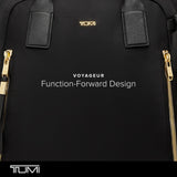 TUMI - Voyageur Atlanta Backpack - Travel Backpack for Women - For Business, Commute - Holds Up to 17" Laptop - Black - Gold Hardware