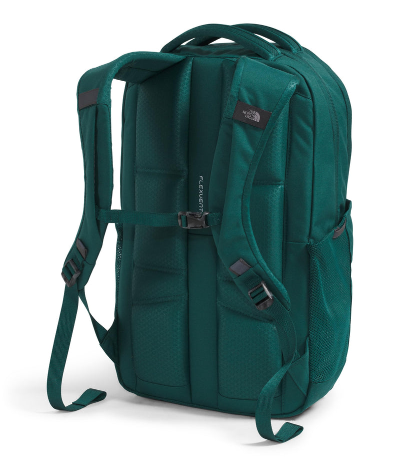 The North Face Women's Jester Luxe Everyday Laptop Backpack, Deep Nori/Burnt Coral Metallic, One Size