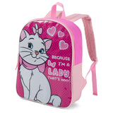 Disney Aristocrats Backpack for Kids - Cute & Durable Kids Backpack for Girls with Padded Straps & Zip Compartment - Ideal Toddler Bookbag for School & Travel - 15”