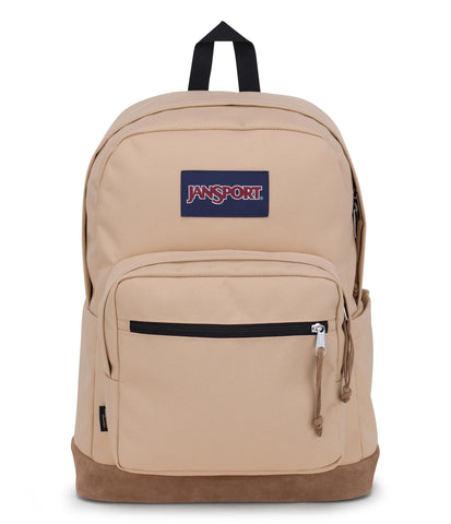 JanSport Right Pack Backpack - Durable Daypack with Padded 15" Laptop Sleeve, Spacious Main Compartment & Integrated Water Bottle Pocket - Travertine