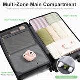 universal trotter 3-Piece High-Capacity Lightweight Vintage PU Leather Hardshell Luggage Set (20/24/28 Carry-on & Checked), Water-Resistant PU Trunk Style, 360° Spinner Wheels (Jet Black)