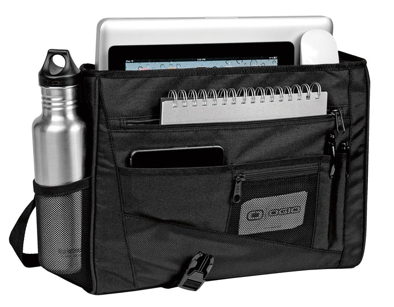 OGIO Vault 16" Computer Laptop Messenger Bag, Black