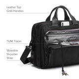 TUMI - Alpha Organizer Brief - Laptop Briefcase for Commute or Travel - Fits Up to 15" Laptop - Removable Shoulder Strap - Black