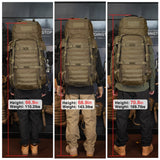 Mardingtop 70L Military Internal Frame Backpack for Hunting,Camping,Hiking Rucksack Backpacking Backpack with Rain Cover