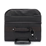 Kipling Spontaneous Softside Spinner Wheel Luggage, Integrated TSA Accepted Lock, Black Noir, Checked-Large,KI4193