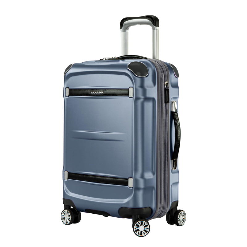 Ricardo Beverly Hills Rodeo Drive 2.0 Hardside 4 Wheel Spinner, TSA Lock, Lightweight Suitcase, Unisex, Stylish, Arctic Blue, 21-Inch Carry-On