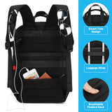 Insulated Cooler Backpack,Double Deck Leak Proof Cooler Bag,Insulated Backpack Cooler Lunch Backpack for Men Women,Black & Red
