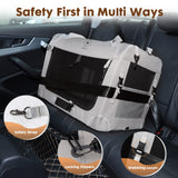 PEGIC Extra Large Cat Carrier for 2 Cats, Portable Soft Sided Large Pet Carrier for Traveling, Indoor and Outdoor Uses, 24"×16"×16"