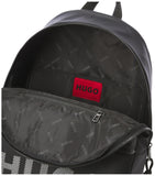 HUGO Mesh Logo Backpack, Black Currant, PCE.