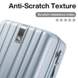 Hanke 14 Inch Underseat Carry On Luggage with Wheels Hard Shell Suitcases Carry On Bag Lightweight Small Mini Suitcase Travel Luggage for Travel（Gray）