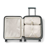 Samsonite Paralux Carry-On Luggage - Innovative Design - Quick Access Front Pocket - Dual Suspension Wheel Technology - TSA Lock - Expandable - Includes Removable Packing Cubes - Olive