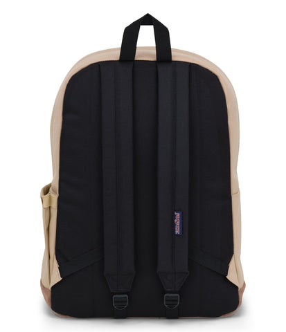 JanSport Right Pack Backpack - Durable Daypack with Padded 15" Laptop Sleeve, Spacious Main Compartment & Integrated Water Bottle Pocket - Travertine