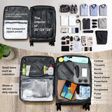 Verdi Softside Expandable Carry-On Luggage with Spinner Wheel USB Port Lightweight (Black, 20-Inch Carry-On)