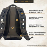 Insights Hunting by frogg toggs The V2 Drifter Backpack, Lightweight Camouflaged Day Pack holds Decoy, two H20 Bottles, Solid Elements Forest Green