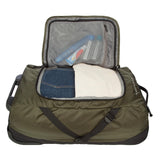 Eddie Bauer Traverse Luggage | Roller Wheels | Telescoping Handle | Travel | Vacation | Ripstop Nylon - Dark Loden, 22"