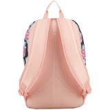 Eastsport Dome Classic Travel Daypack Backpack Bookbag Bag with Accessory Pouch, Blush/Rose Print