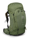 Osprey Atmos AG 65L Men's Backpacking Backpack, Mythical Green, L/XL