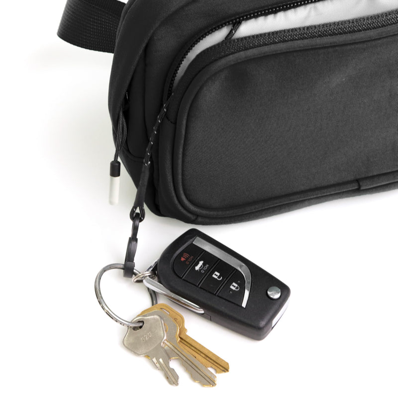 Logo Brands NCAA LSU Tigers Black Everyday Belt Bag – Compact, Adjustable, Fashionable For Women & Girls, Sporty Fan Gear for Gameday & Everyday Use