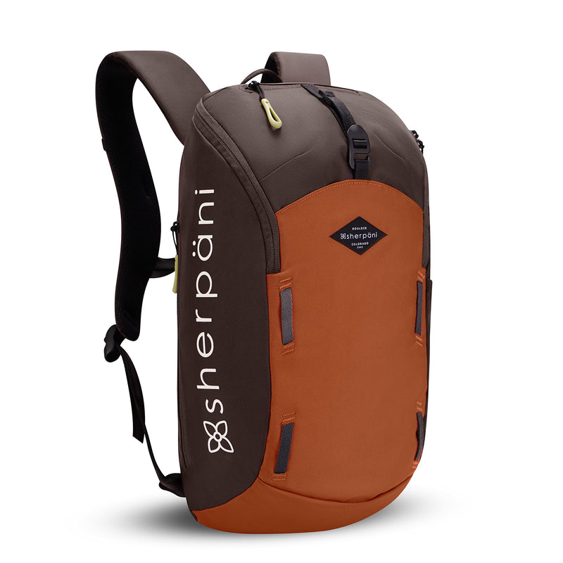 Sherpani Switch, 15L Lightweight Travel Hiking Backpack, Hydration Backpack, Backpack Purse for Women, Daypack for Women, Fits 13 Inch Laptop (Clay)