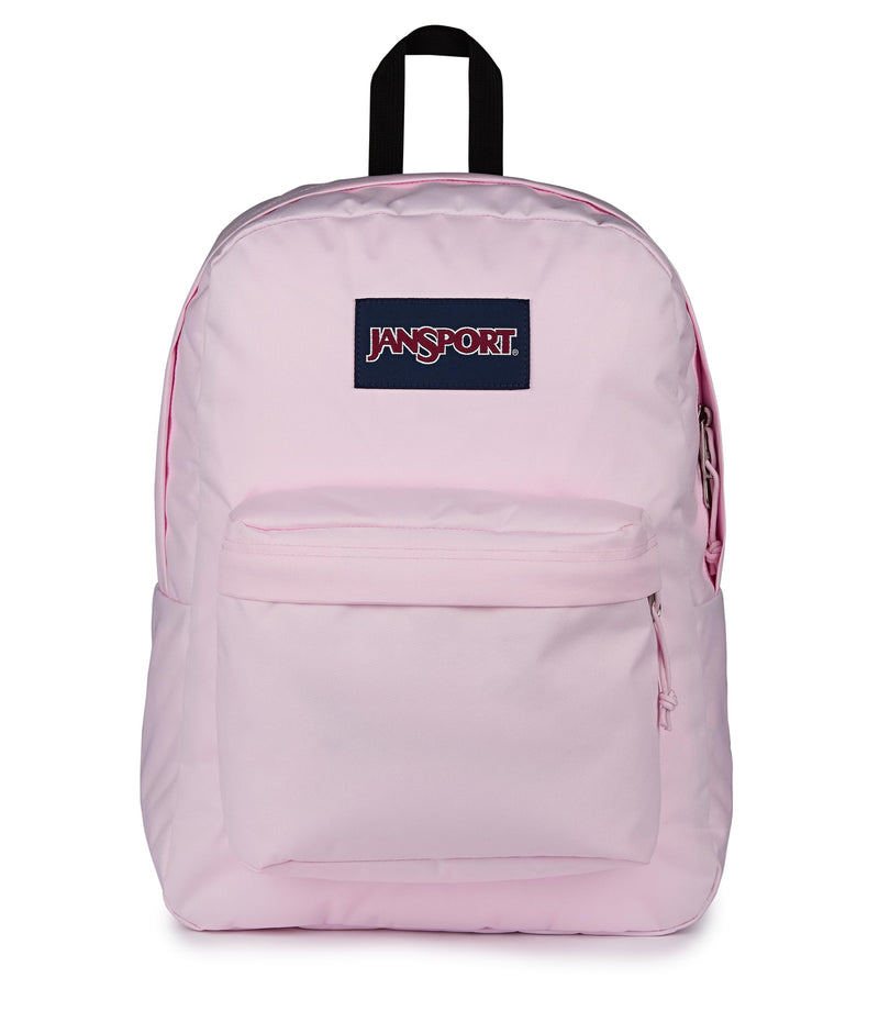 JanSport SuperBreak One Backpack - Durable, Lightweight Bag with 1 Main Compartment, Front Utility Pocket with Built-in Organizer, Premium Backpack, Pink Ice