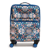 Vera Bradley Women's Softside Rolling Suitcase Luggage, Enchanted Mandala Blue, 22" Carry On