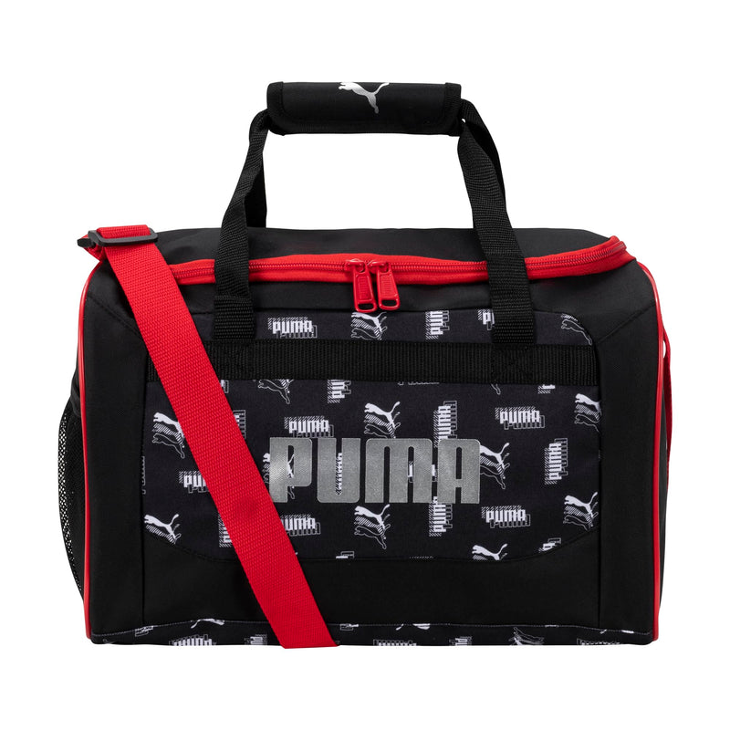 PUMA Evercat Transformation 14" Junior Duffel Bag (Black/Red, One Size)