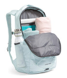 The North Face Women's Jester Everyday Laptop Backpack - Commuter Travel Bag, Laptop Sleeve, Water-Repellent, Ice Blue/TNF Black, One Size