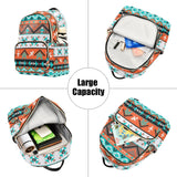 ZAZYXTJ Western Aztec Backpack Purse for Women Quilted Mini Fashion Backpacks Lightweight Travel Casual Backpack M