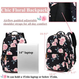 Leaper Cute Cat Printing Laptop Backpack Water-resistant College Backpack Bookbags Travel Bag Casual Bag Satchel Gary