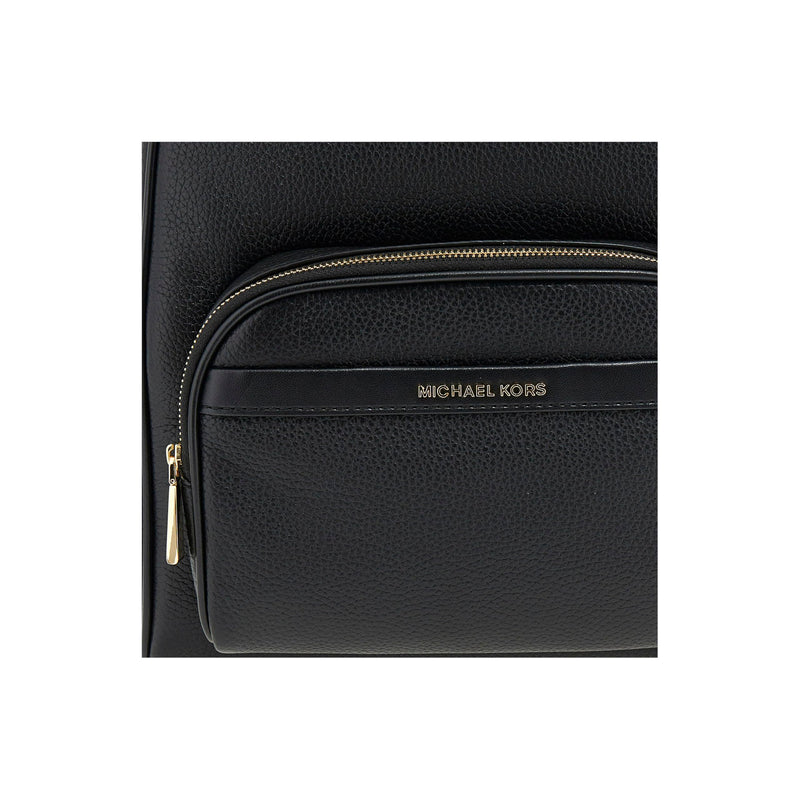 Michael Kors Women's Bex Medium Backpack, Gold-Tone Hardware/Black