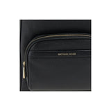 Michael Kors Women's Bex Medium Backpack, Gold-Tone Hardware/Black