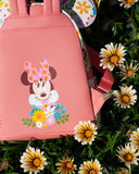 Loungefly Disney Minnie Mouse Springtime Sequins Womens Backpack