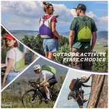 BECOJADDE 15L Small Hiking Backpack for Men Women Foldable Packable Back Pack Ultralight Hiking Daypack for Travel Camping Outdoor, Black
