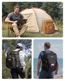 TOURIT 30L (42 Cans) Tactical Cooler Backpack – Military-Grade Insulated Back Pack with 16H Ice Retention, Leakproof Multi-Pocket Cooler Bag for Camping & Hiking, Featuring DIY Hook & Loop Panel