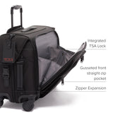 TUMI - Alpha Garment 4 Wheeled Carry-On - Garment Compartment Fits 6 Suits or Dresses - Carry On Luggage for Travel - Black