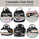 Baggallini Naples Convertible Backpack - Travel Sling Crossbody - 12" Nylon Handbag w/ RFID & Padded Tablet Sleeve