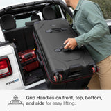 Traveler's Choice Maxporter II Polycarbonate Hardside Trunk with Spinner Wheels, Black, 31-Inch Trunk