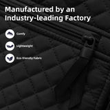 RosaRubus Backpack for Women,College Backpack,Quilted Casual Daypack,Waterproof Bookbag for 17Inch Laptop
