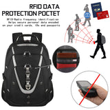 17 inch Laptop Backpack, Large Travel Backpack for Men Airline Approved with USB Charging Port and TSA Friendly, RFID Anti Theft Water Resistant Bookbag Fit for College High School Students Weekender