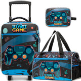 Homskiii Kids Luggage Sets with Wheels Boys Travel Softside Suitcases 16