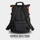 WANDRD PRVKE 31L Backpack: Weather-Resistant Travel & Camera Backpack with Laptop Sleeve, Quick Side Access, Clamshell Opening – Ideal Photography & Travel Bag (Sedona Orange)