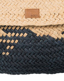 Roxy Mysterious Boardwalk Backpack | Straw | Beach | Vacation | Travel | Eco-Friendly | Lightweight | Natural/Black