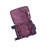 It Luggage Glimmering 22" Softside Carry-On 8 Wheel Expandable Spinner, Ocean Cavern