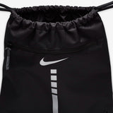 NIKE Hoops Elite Drawstring Bag (17L) DX9790-010 (BLACK/IRON GREY/METALLIC SILVER), Size ONE