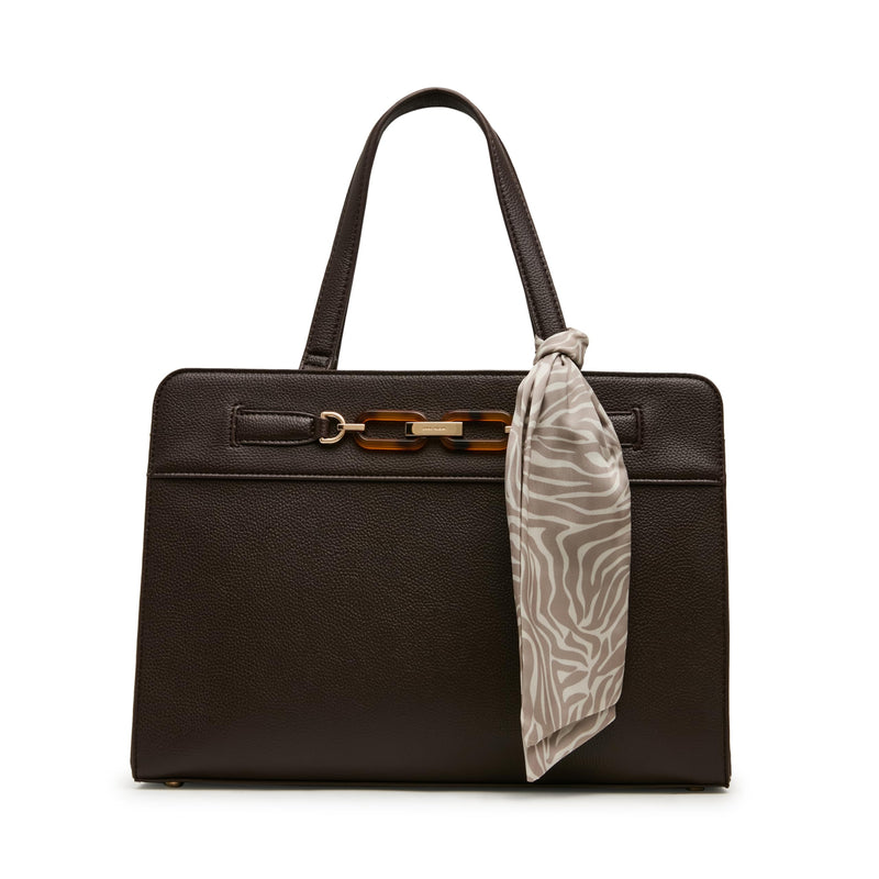 Anne Klein Women's Triple Compartment Tote with Scarf