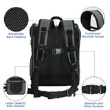 Apollo Walker Pet Carrier Backpack for 4-18lb Cats and Dogs, Puppies, Safety Features and Cushion Back Support | for Travel, Hiking, Outdoor Use (Gray)