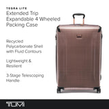 TUMI - Tegra-Lite 4 Wheel Luggage - Highly Durable Suitcase, Flexible Shell, Sleek and Lightweight Men's and Women's Expandable Rolling Bag - Extended Trip, Blush